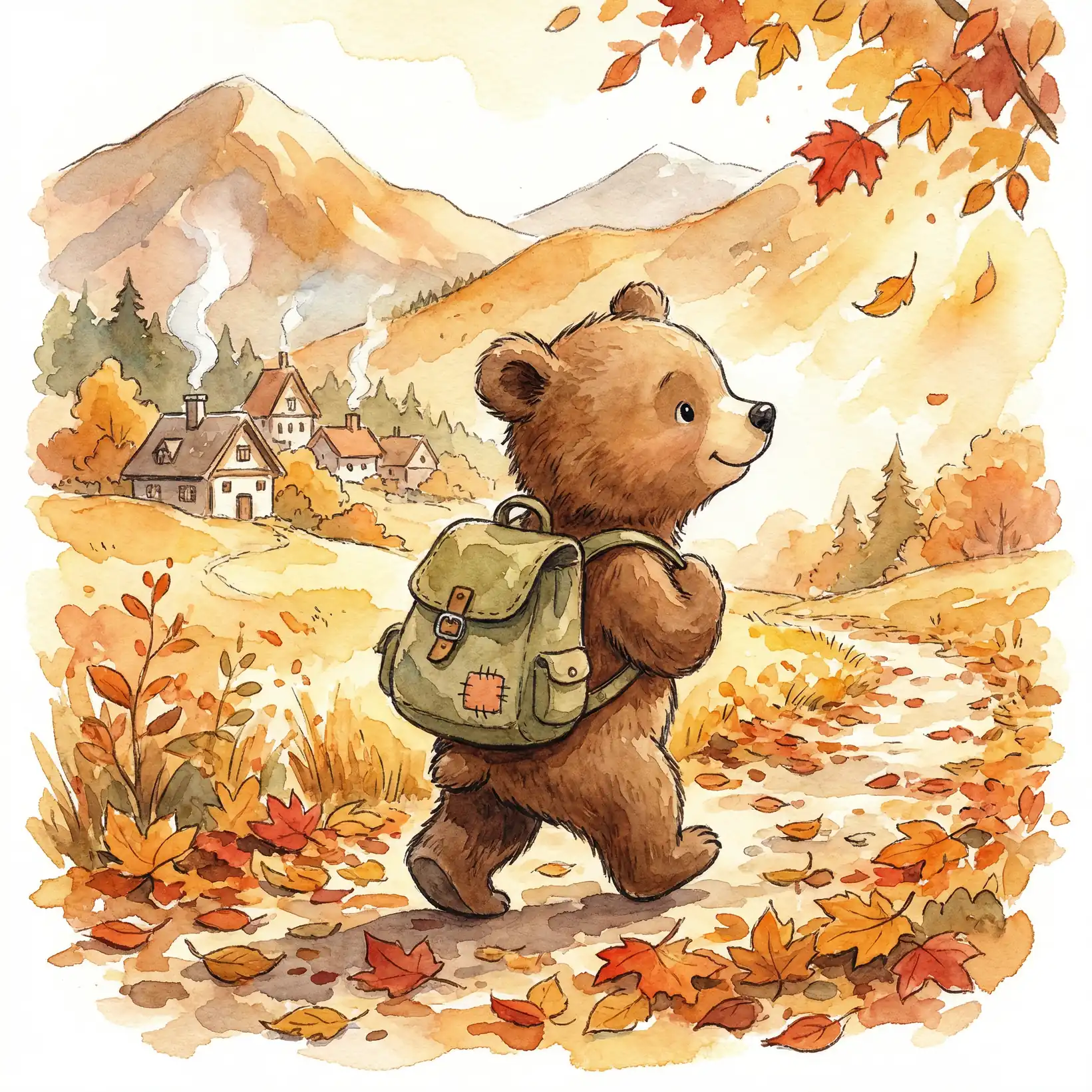 小小绘 灵感画廊 - 秋叶小熊