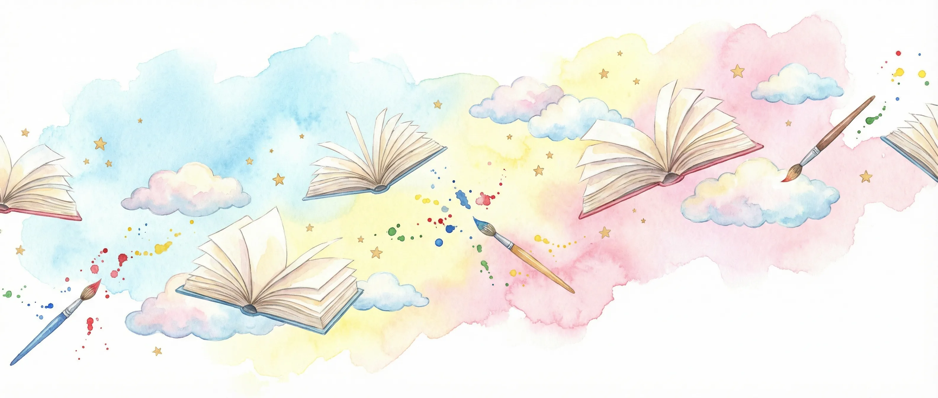 小小绘 梦幻水彩背景